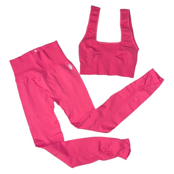 NWOT Free People Movement Good Karma Bra Top & Leggings [Set] no logo on pants - Picture 4 of 8